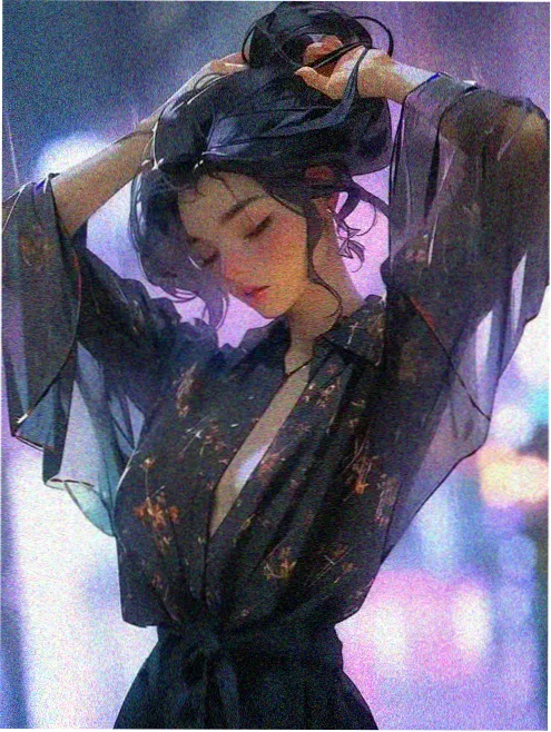 黑白剧情电影《雨落在旧码头》海报